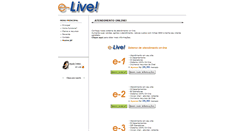 Desktop Screenshot of e-live.com.br